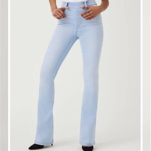 Spanx Flare light wash jeans. Size S, Tall.